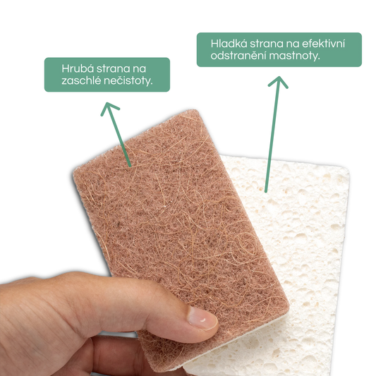 Scrub houbička GLOE - 2ks