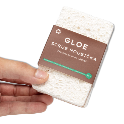 Scrub houbička GLOE - 2ks